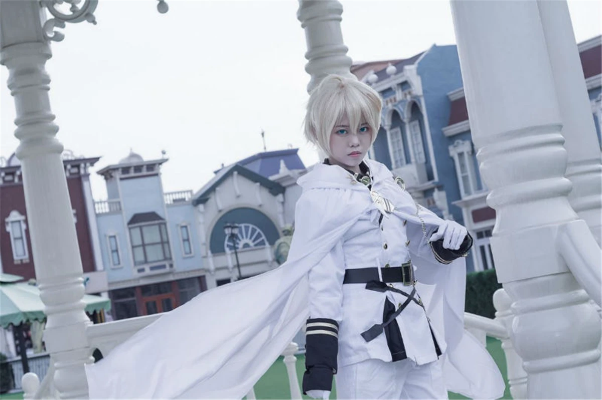 Мужские взрослые аниме Серафим конца Owari no Seraph Mikaela Hyakuya Униформа Хэллоуин косплей