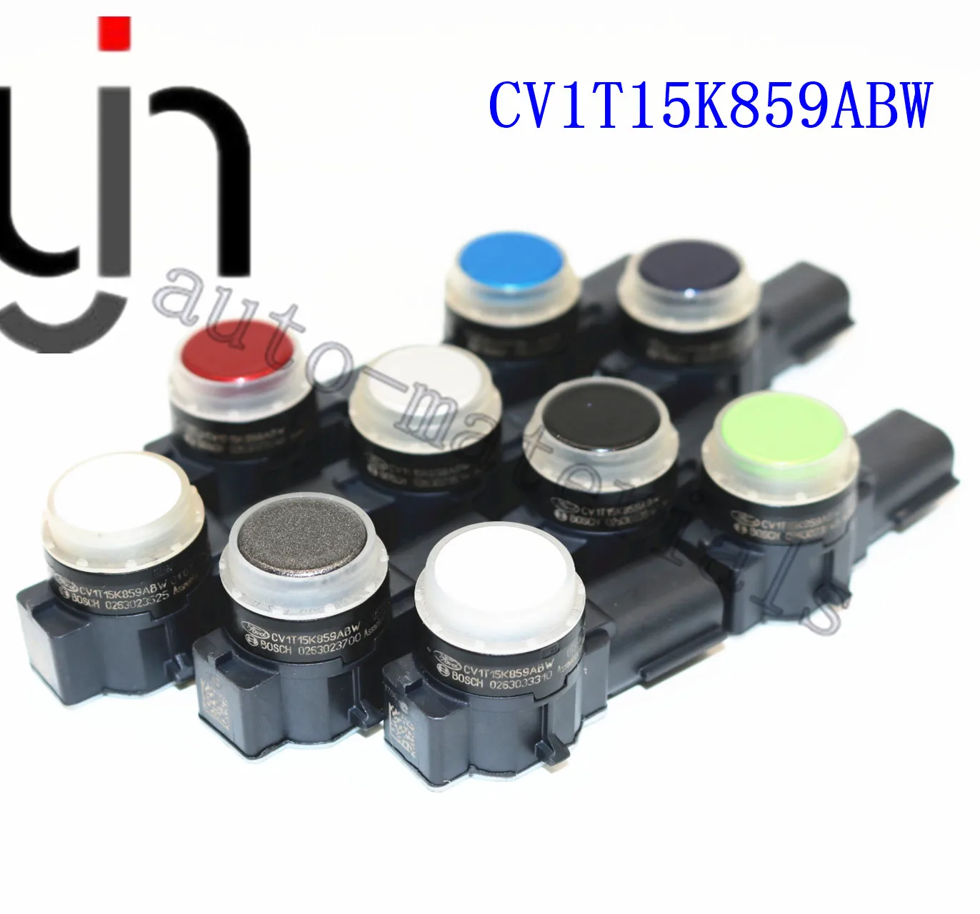 10 шт. парковочные датчики CV1T15K859ABW для Ford Bumper Object Reverse Assist радар белого красного