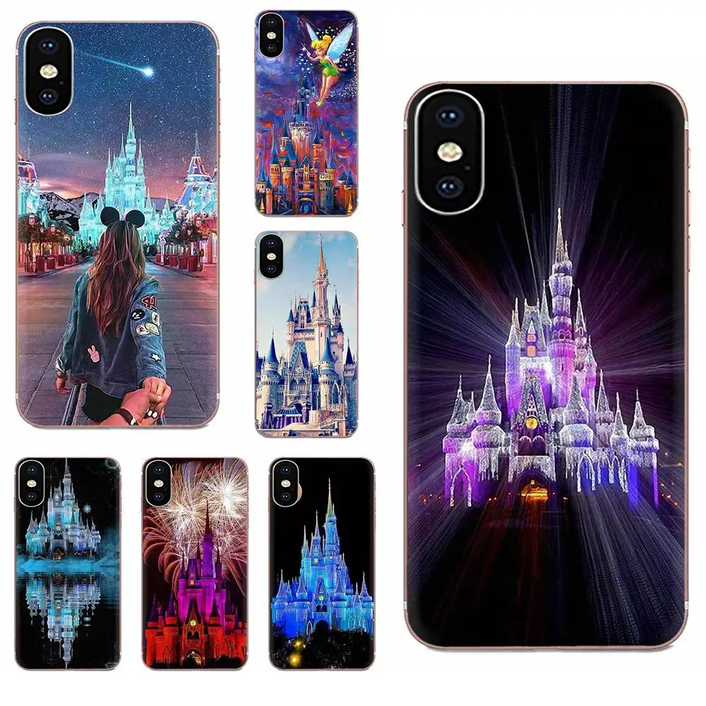 Для Xiaomi Redmi Note 8 8A 8T 10 K30 5G Мягкий ТПУ Модный чехол с принтом мир Золушкой замком