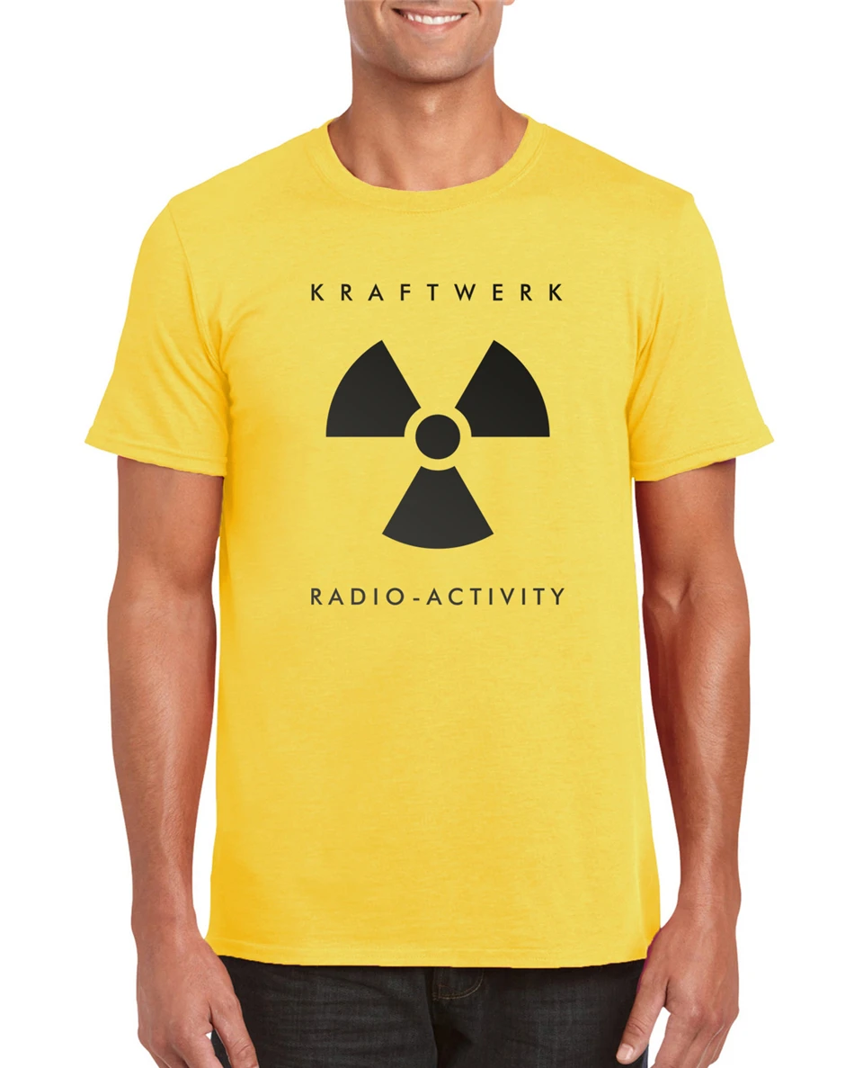 Kraftwerk радиоактивность Krautrock Германия электронная Ретро футболка подарок