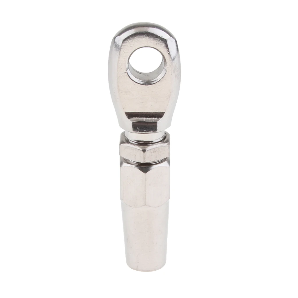 

6mm Stainless Steel Wire Rope Swageless Eye Terminal End Compression