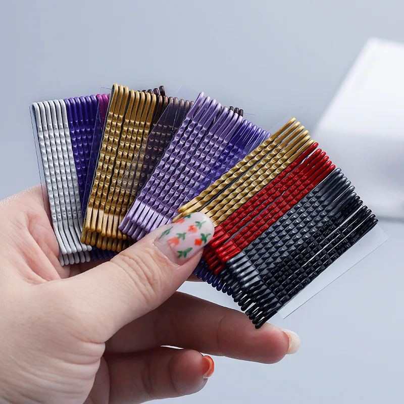 

New style color word clip simple hairpin wire hairpin color headdress