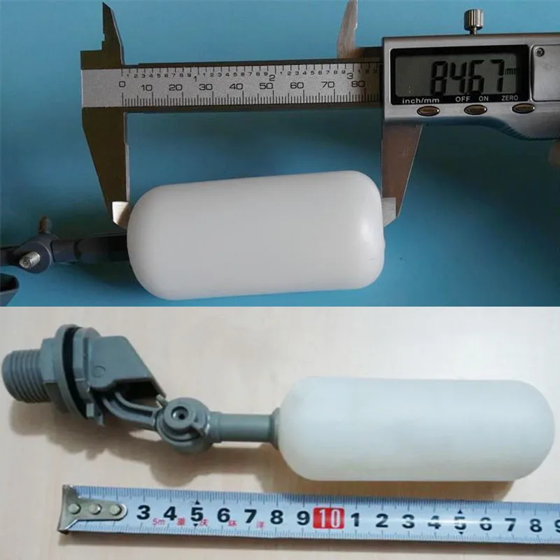 Пластиковый поплавковый шаровой клапан для воды отключение 1/2 дюйма