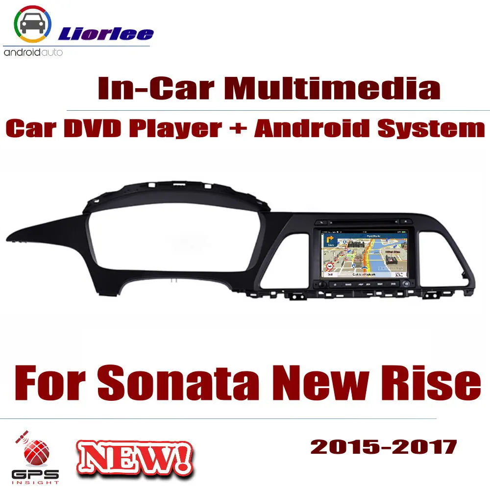 

Car DVD Player For Hyundai Sonata New Rise 2015-2017 GPS Navi Navigation Android A53 Processor IPS LCD Screen Radio BT USB AUX
