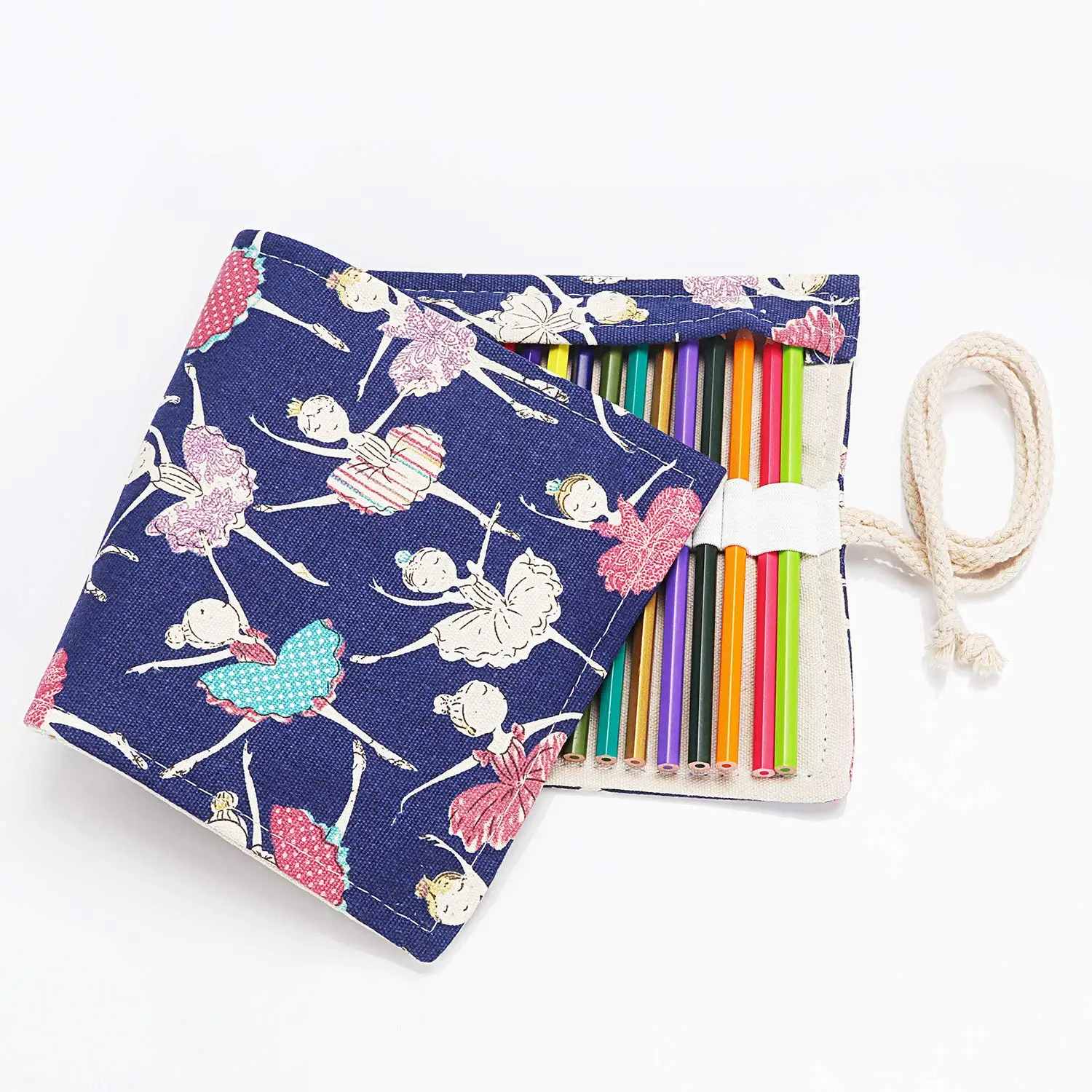 1 шт. мультяшный стиль милый и уникальный узор парусиновая накидка карандаш