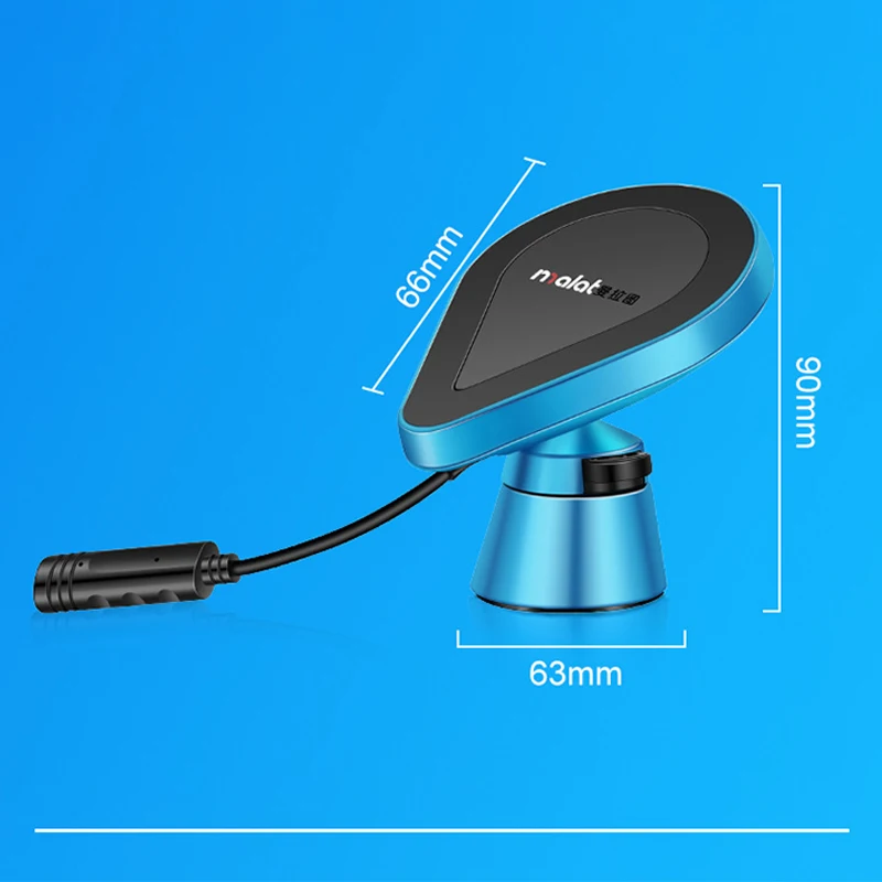 Мобильное Беспроводное зарядное устройство с магнитной присоской беспроводной