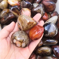 3 5cm very cheap wholesale natural crystal gemstone agate red sardonyx palm stone crystals healing stones for fitness play