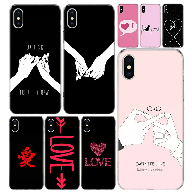 

Darling Be Ok Love Infinite Phone Case Cover For Iphone 13 12 11 Pro 7 8 6 6S Plus + X XS MAX XR 5 5S SE Fashion Art TPU Coque S