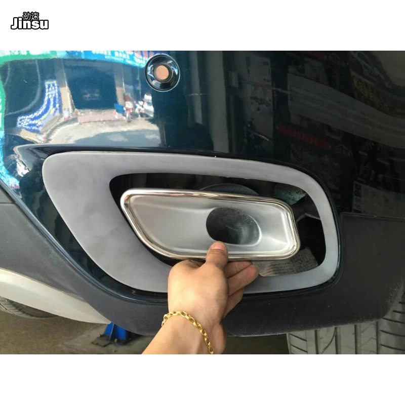 PP пластиковый праймер автомобиля выхлопная декоративная рамка для BMW X6 2008 - 2013 E71