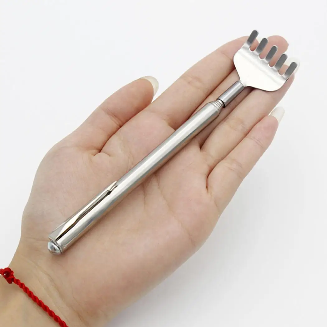 Портативный растяжимый массажер для спины из нержавеющей стали Телескопический