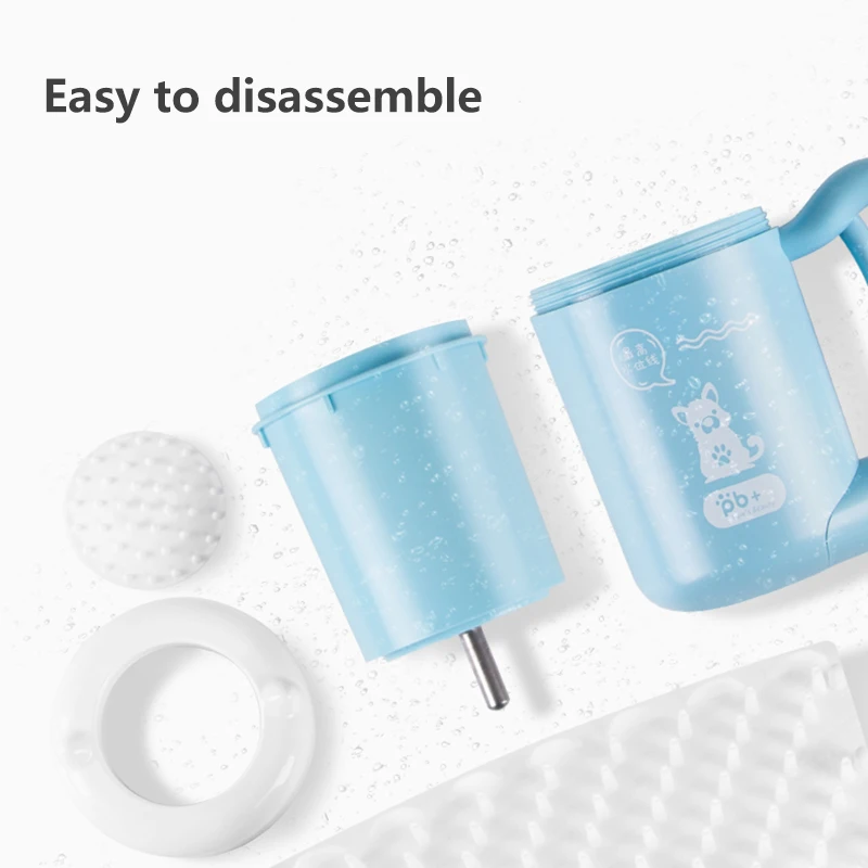 Hipidog официальная Мягкая силиконовая Щетка для собак очиститель ног шайба лап