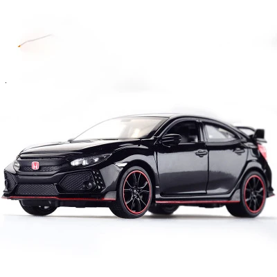 Car Interior Decoration 1:32 Honda Civic Alloy Model Luxury Instrument Panel Suit For Children Gift Accessory | Автомобили и