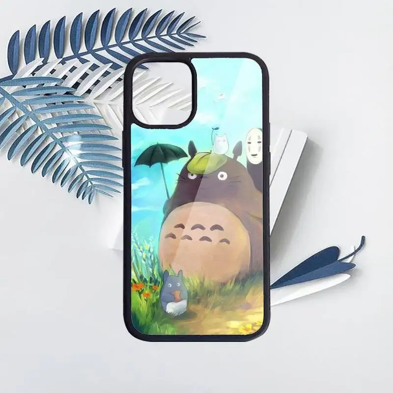 

Miyazaki Hayao Totoro Spirited Away Phone Cases PC for iPhone 11 12 pro XS MAX 8 7 6 6S Plus X 5S SE 2020 XR