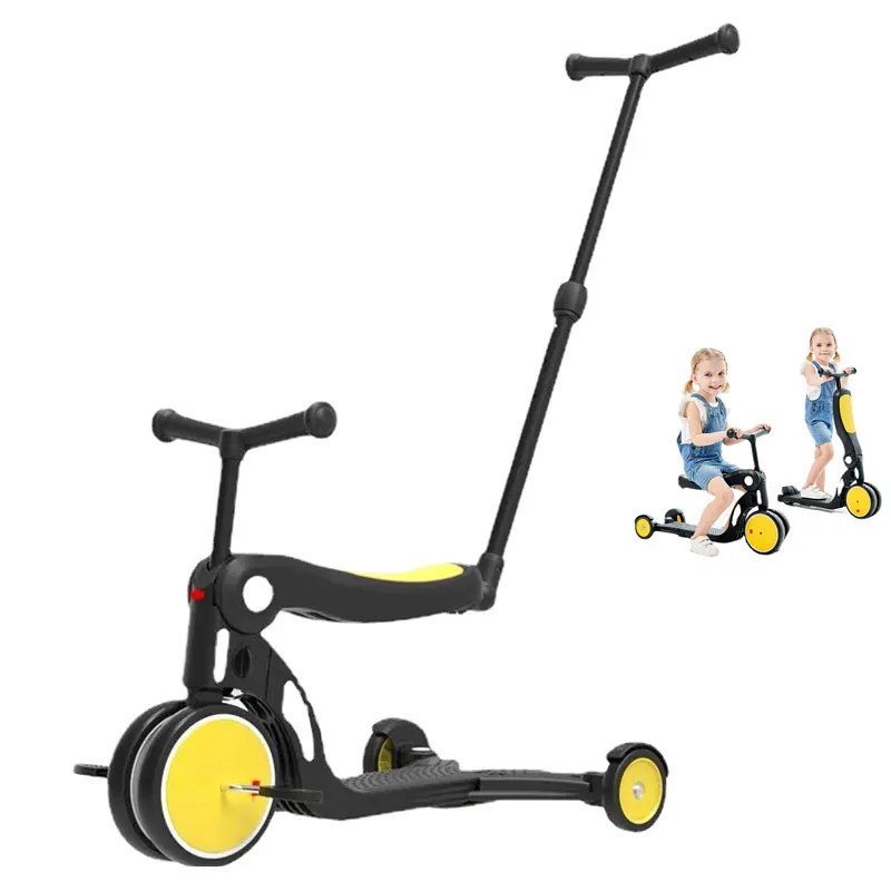 Deformable Children Scooter Tricycle Balnce Bike 1-6-years Baby Ride on Toys Three Wheels Stroller Tricycles Kids Scooter