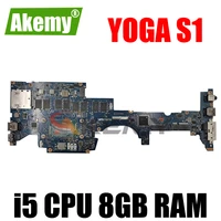 zips1 la a341p mainboard for lenovo thinkpad yoga s1 laptop motherboard fru04x5236 04x5235 with i5 cpu 8gb ram 100 fully test