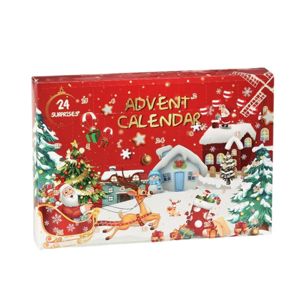 

24pcs Advent Calendar Surprise Box Countdown Xmas Gifts for Boys Teens Adults
