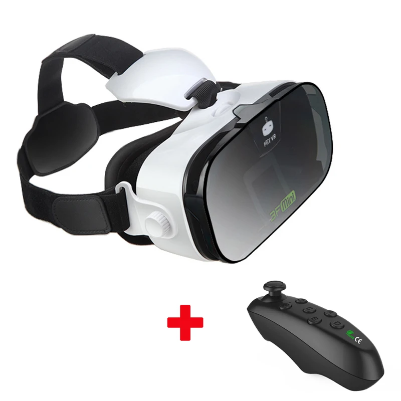 3FMINI with Remote A Fiit VR 3F 112 FOV Очки виртуальной реальности удаленный 3D Android картон VR 3D гарнитура стерео шлем коробка для смартфонов 4,7-6,4 - Цвет: 3FMINI with Remote A