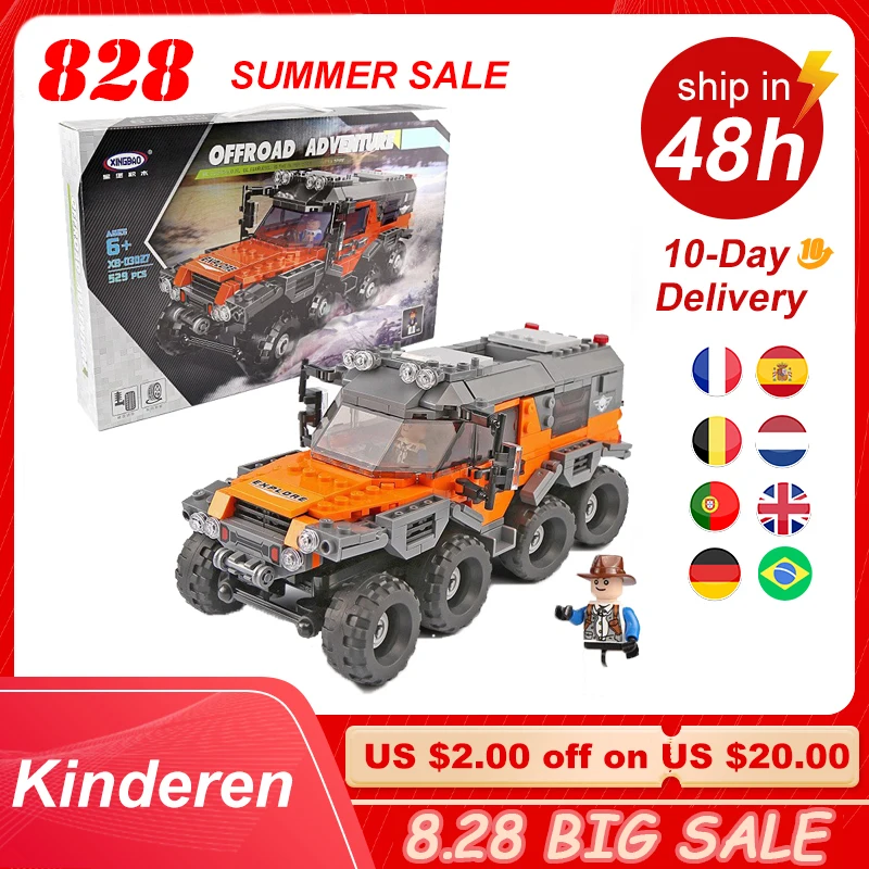 

Детский конструктор «сделай сам», совместимый с строительными блоками, Детский конструктор для мальчиков, 610 шт./компл.