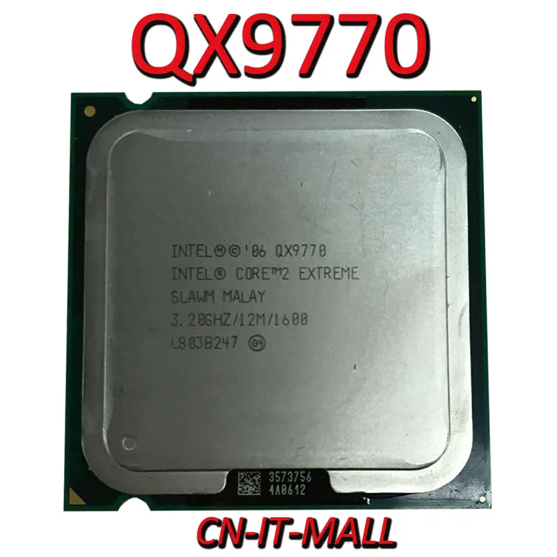 

Intel Core QX9770 CPU 3.2G 12M 4 Core 4 Thread LGA775 Processor