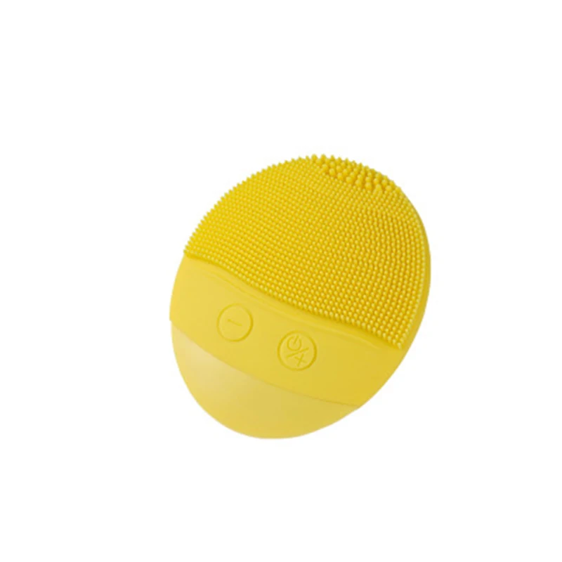 yellow Звуковая силиконовая щетка для лица электрическая щетка для мытья лица foreos lunas Artifact Pore щетка для ухода за лицом водостойкая красота Instrumen Новинка - Цвет: yellow
