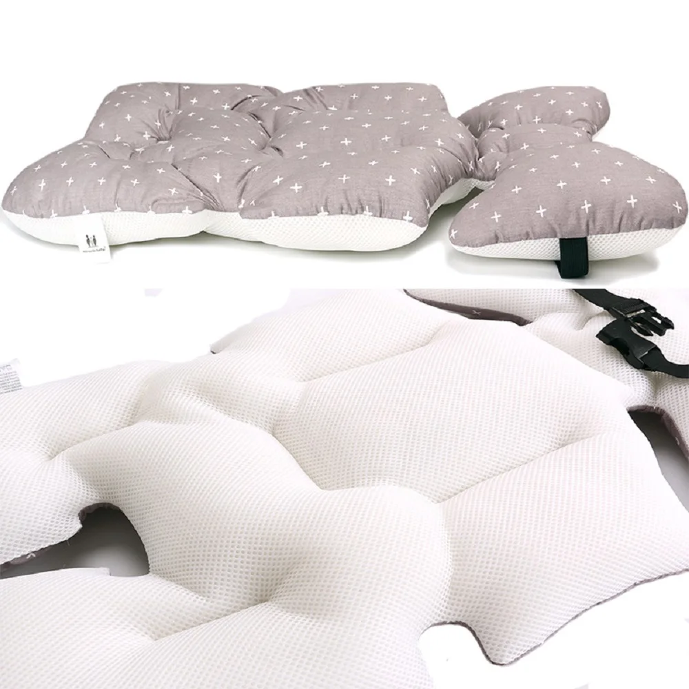 Толстое сиденье для детской коляски подушка детского сиденья из хлопка с 3D