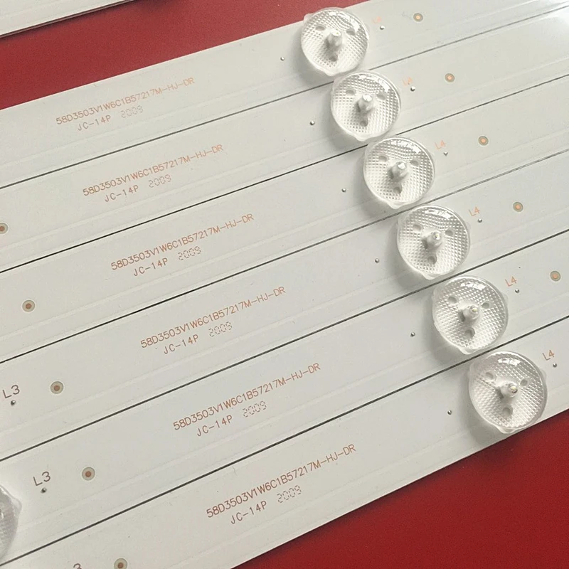 

58U1 LED backlight strip 12 lamp for Cha ngh ong 58"TV RF-AC580E30-0601L-02 RF-AC580E30-0601R-02 58U1 C580U15-E1-C