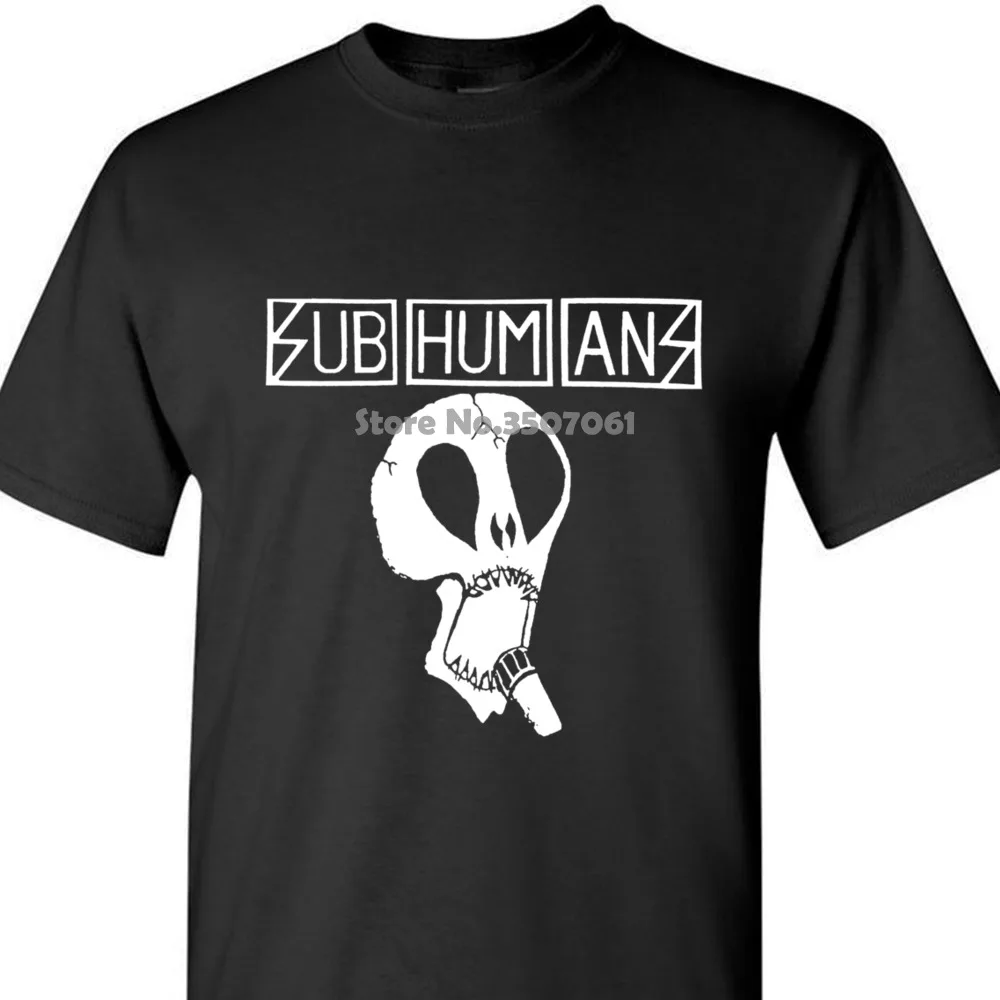 Футболка Subhumans черная футболка с графическим рисунком анархо панк рок группа