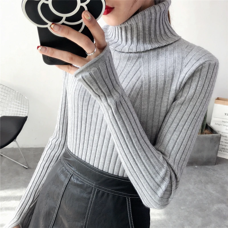 

Blusas De Inverno Feminina Real Sale Cotton Standard 2019 Warm Women Winter Sweaters And Knit Sleeve Sweater Female Jumper Tops