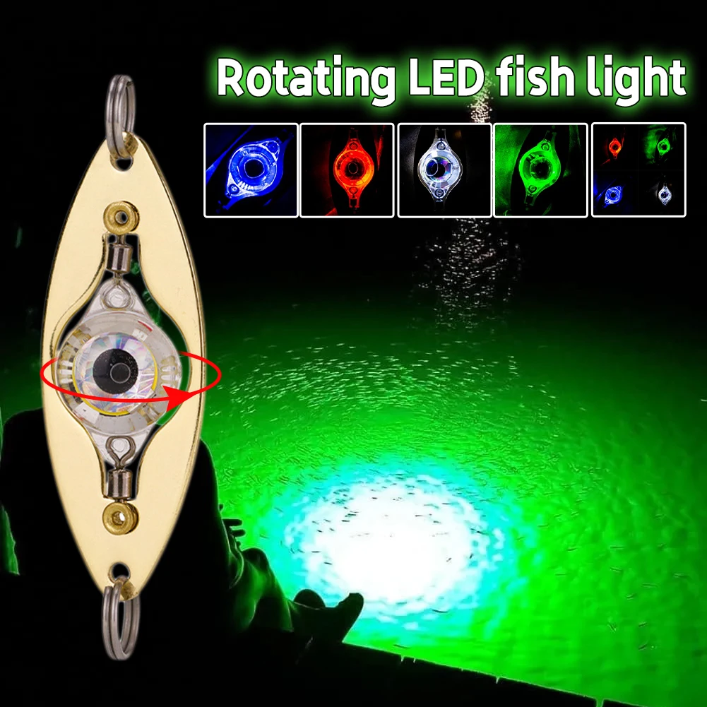 

5.5 Cm/2.1 Inch LED Fishing Lure Light Deep Drop Fishing Spoons Underwater Eye Shape Lure Light Fishing Tackle рыболовные товары