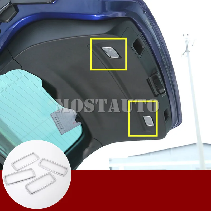 

For Maserati Levante ABS Inner Rear Trunk Light Lamp Trim Cover 2016-2021 4pcs Car Accessories Interior Car Decor Car Trim