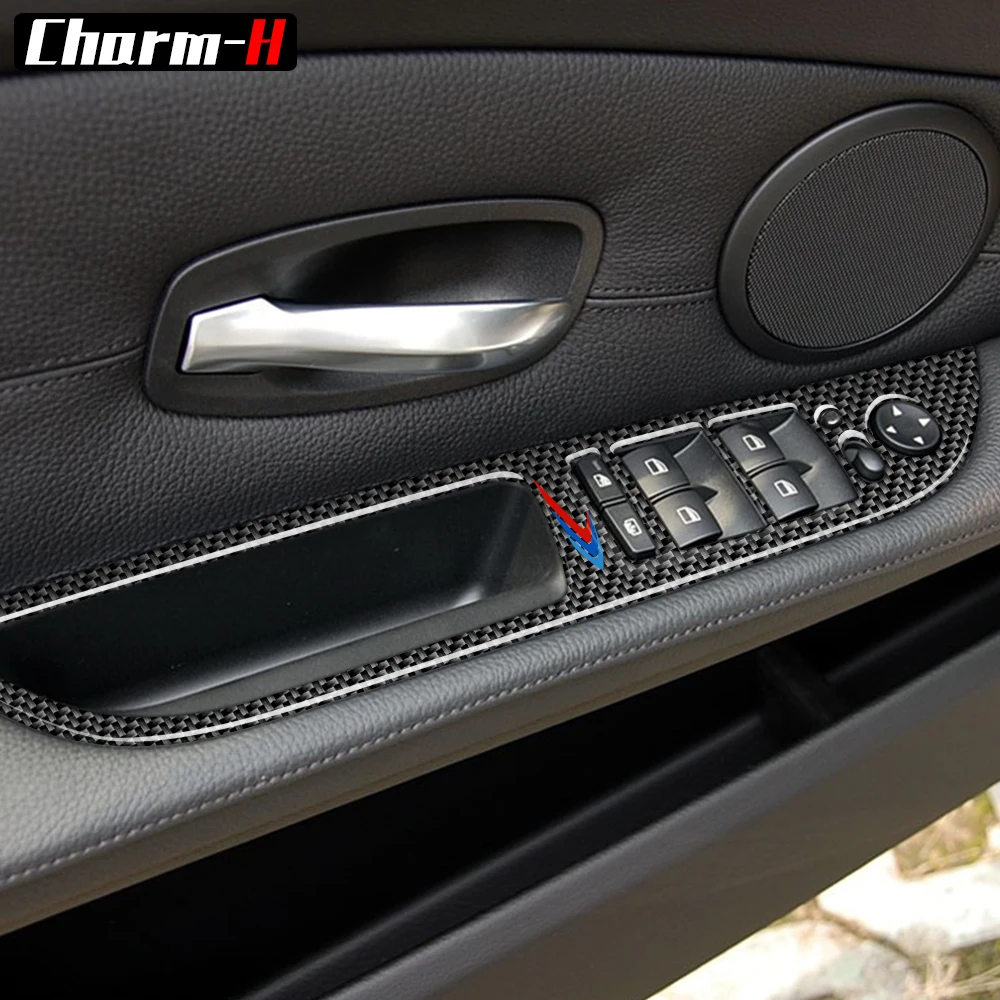 

Carbon Fiber Window Lift Frame No Fold Trim for BMW E60 5 Series 2005-2010
