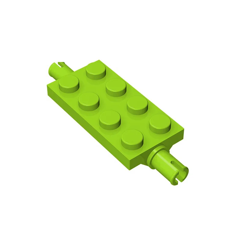 10 шт. детали MOC 30157 модифицированные пластины 2x4 с штифтами совместимые