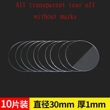 10 개/몫 나노 Traceless 투명 접착 원형 방수 재사용 가능한 양면 테이프 워터 클리어 워시 스티커