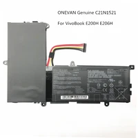 onevan genuine c21n1521 laptop battery for asus vivobook e200ha e206h e200h e200ha 1a e200ha 1b c2in1521 7 6v 38wh