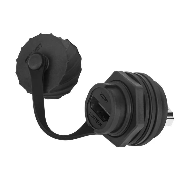 

Panel Breakout HDMI2.0 Connector HDMI-compatib 4K HD Camera TV Waterproof Soldering Data Adapter Industrial Female Socket Jack