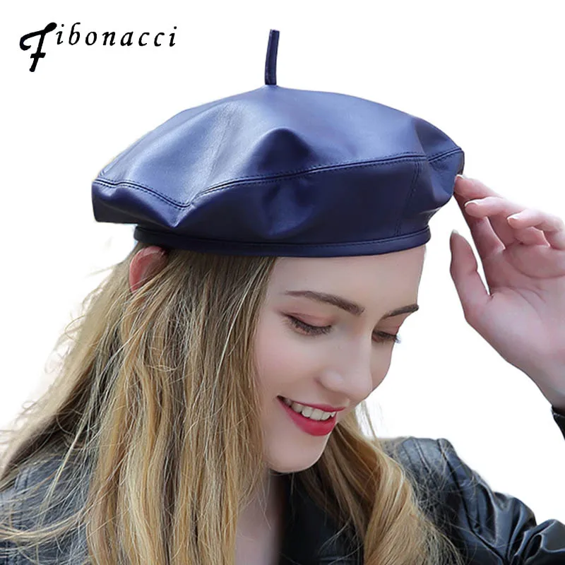 Fibonacci модная обувь из натуральной кожи берета Одежда высшего качества овечьей 2019