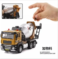 cheng mixer truck concrete truck stone out sound light return force alloy toy birthday new year christmas present