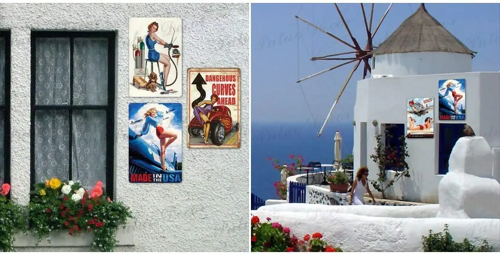 Zyalex Girl-Placa de se&ntilde;al de esta&ntilde;o para Bar, Pub, Club, hombre, cueva, Retro, pintura de Metal, 20x30-3