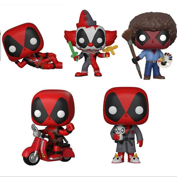 Комплект Funko Pop Deadpool Bedtime фигурка Дэдпула виниловая экшн куклы игрушки