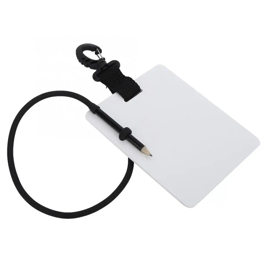 Пластмассовая подводная записывающая сланцевая записная книжка с записной