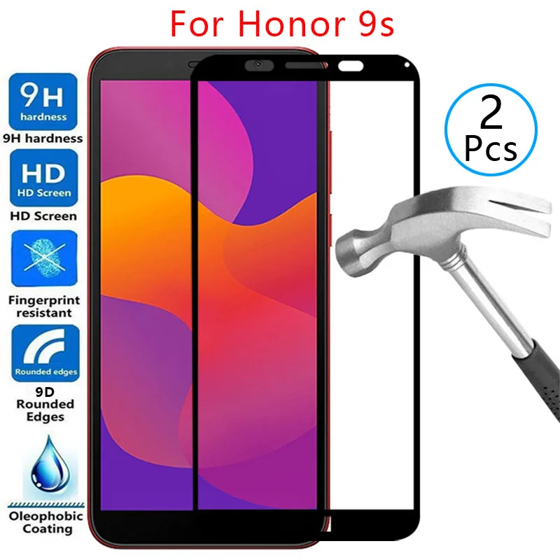 

Защитный экран 9d, чехол из закаленного стекла для huawei honor 9 s, чехол для honor 9s, honor onor 9 s, s9 5,45, защитный чехол для телефона