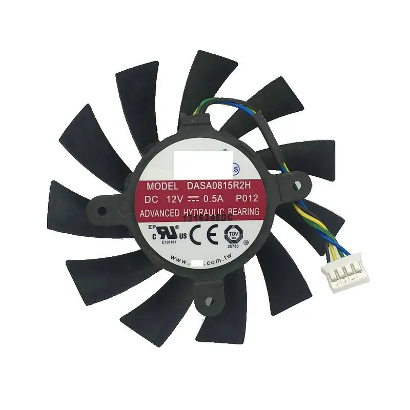 

New Original FOR NVIDIA GTX460 550TI AVC four-pin video card cooling fan DASA0815R2U smart thermostat DASA0815R2H