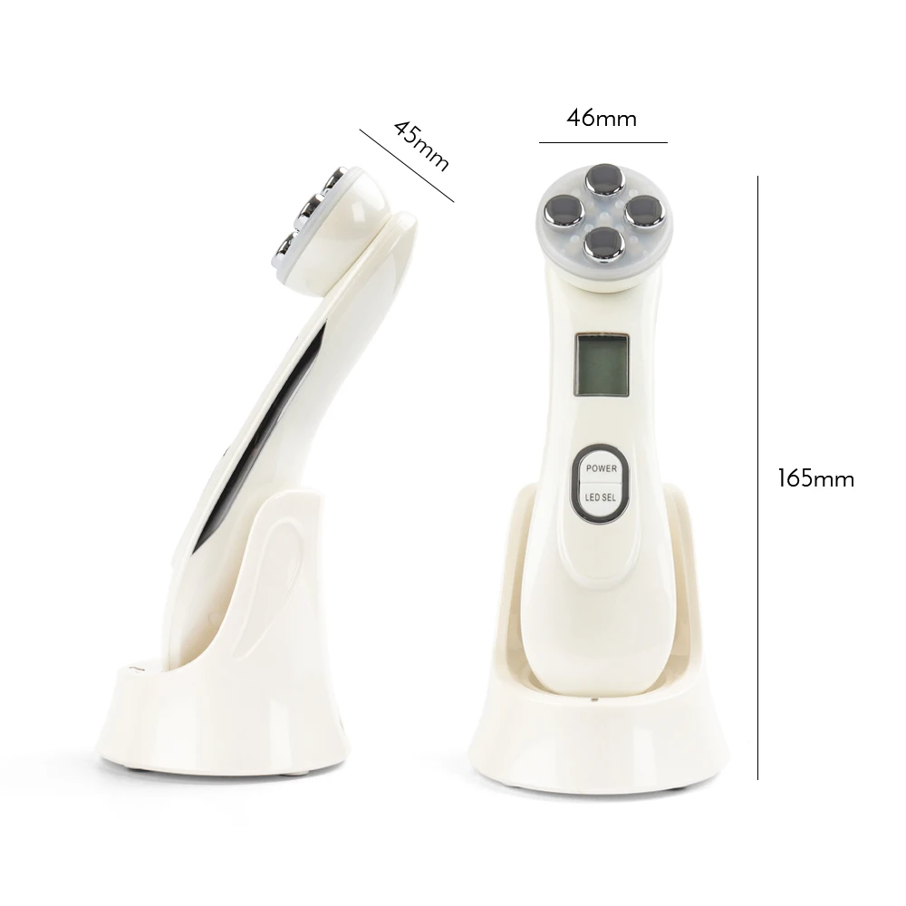 

5in1 EMS&RF Radio Frequency Mesotherapy Electroporation Facial LED Photon Skin Care Device Face Lift Tighten Beauty Machine