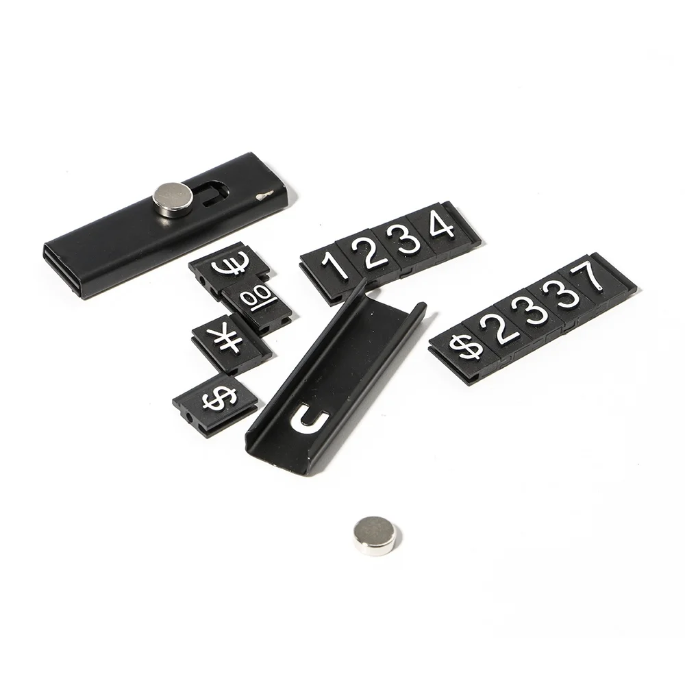 Магнитное пальто ценник комбинированные значки с арабскими цифрами доллар иен