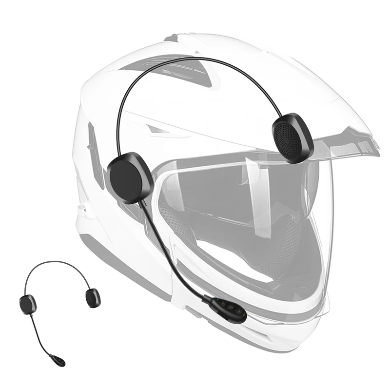 

Bluetooth 5.0 Motorcycle Helmet Headset Wireless Hands-free Call Kit Bilateral Stereo Motorcycle Headset MP3 Music Player