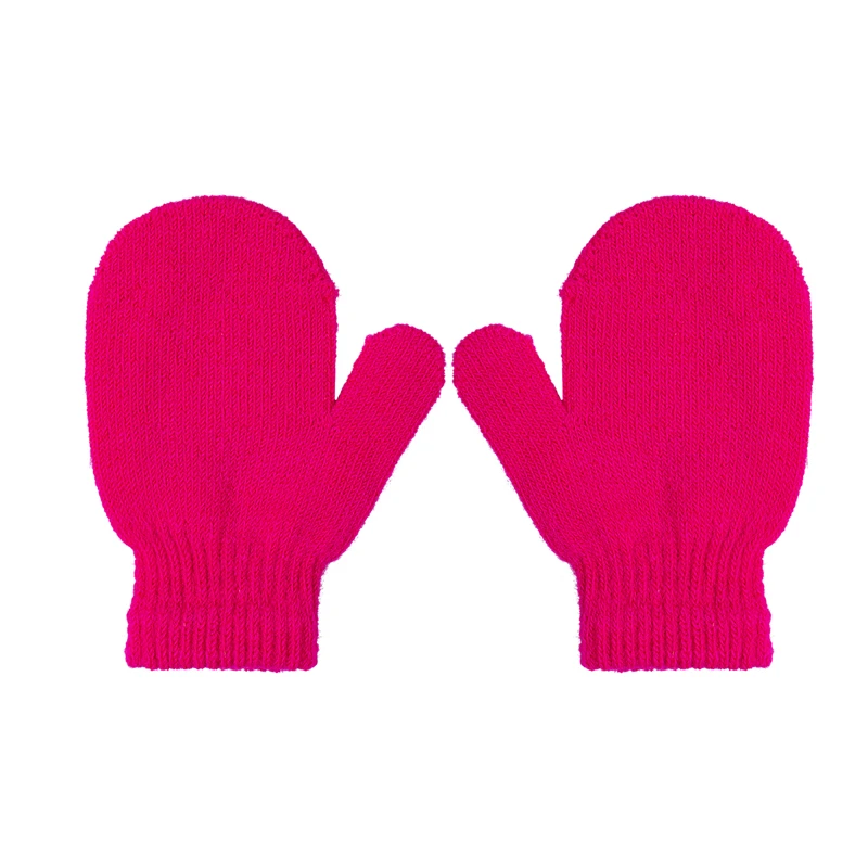 Детские варежки перчатки однотонные зимние детские теплые для мальчиков и