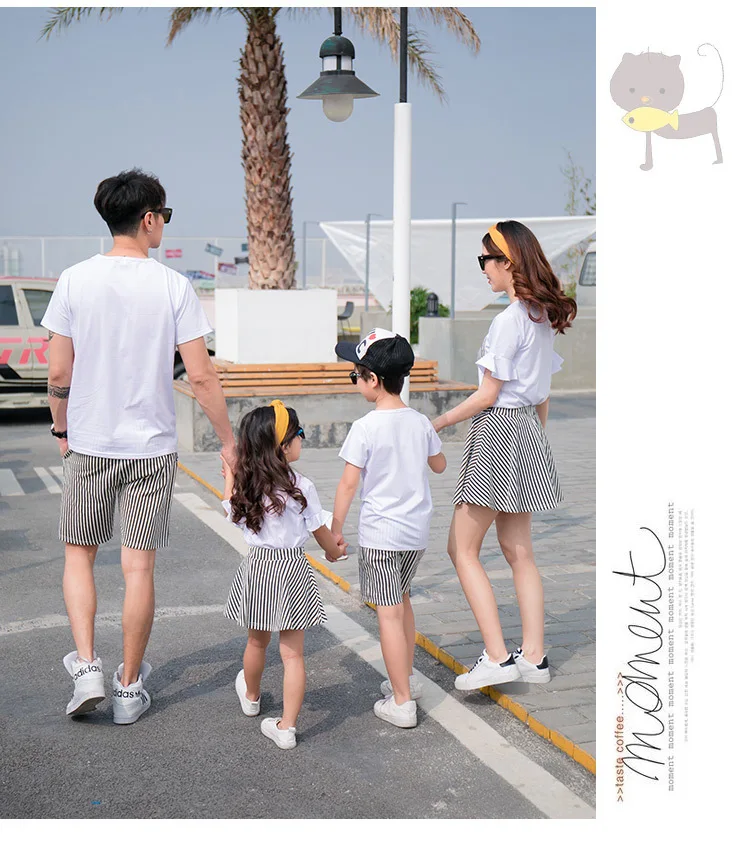 

2021 New Summer Cool and Fashionable Casual Parent-child Set