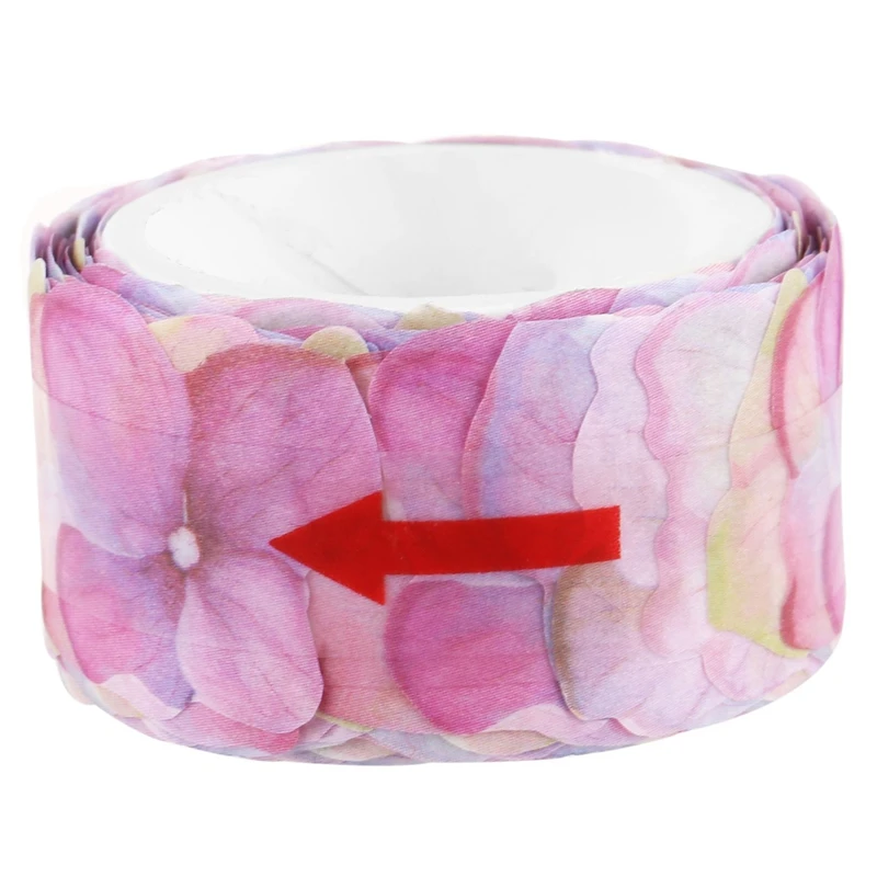 

1 roll Flower Petals Tape Washi Tape & 40Pcs Rainbow Candy Color Paper Washi Tape 7.5mm Lace Decoration