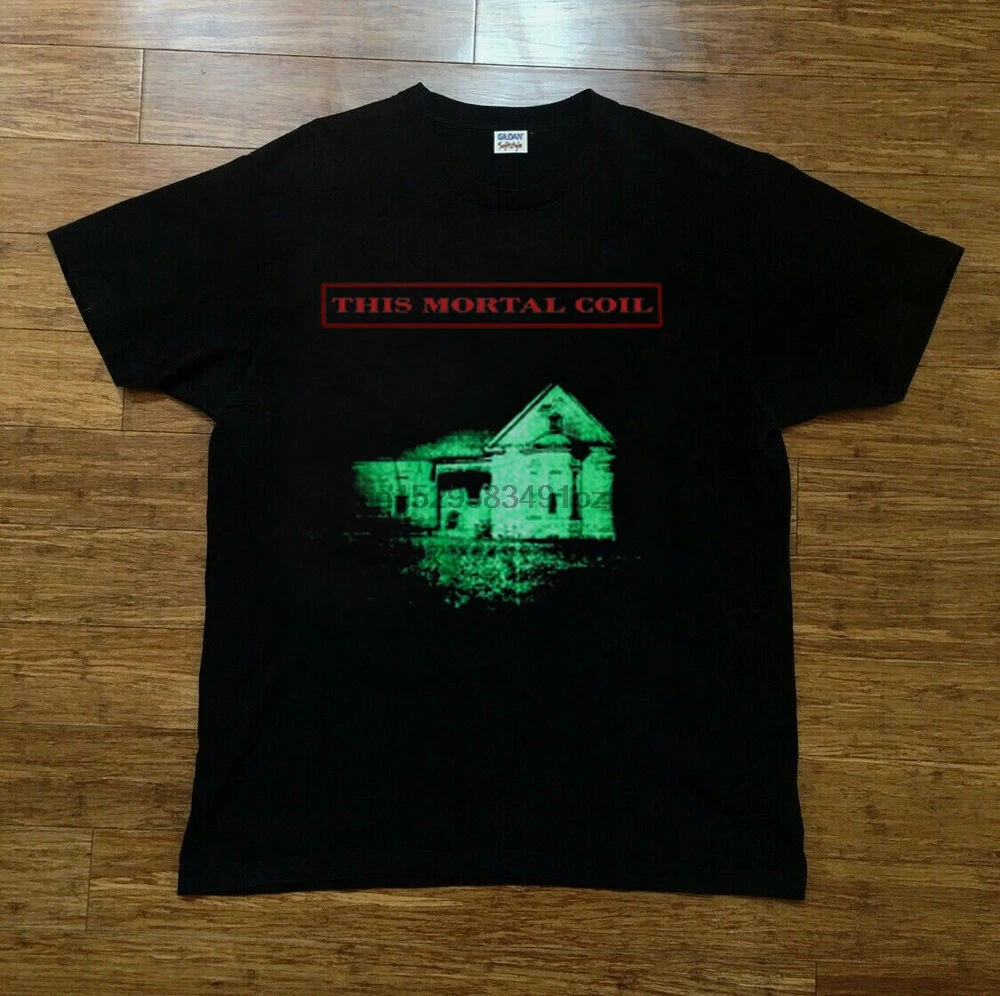 Винтажная футболка с надписью THIS MORTAL COIL на шестнадцать дней | Мужская одежда