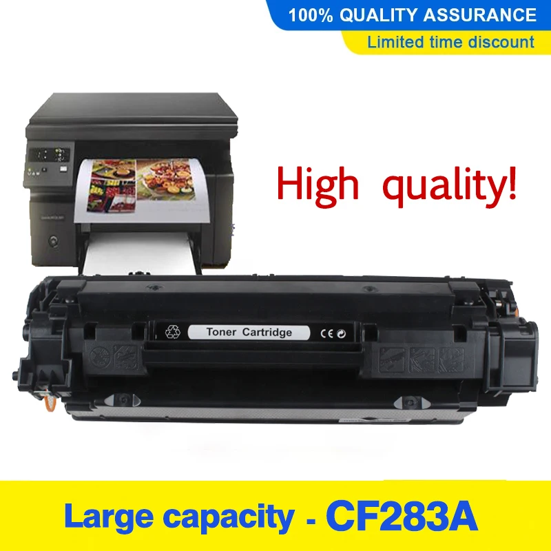 CF283A 283A 83A 283 Toner Cartridge Compatible for HP LaserJet Pro M201dw M201n M127NF M125 M126 M127 M128 M201 M225
